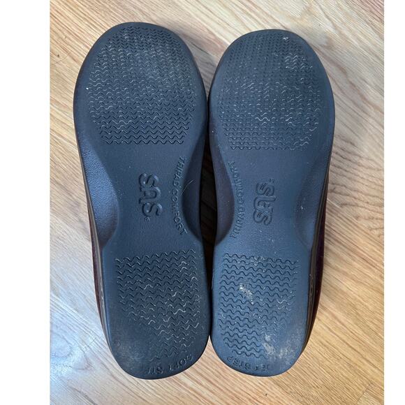 SAS 11 Side Gore Moc ToeLeather Slip On Loafers COMFORT WAlKing Shoe Brown - Picture 6 of 7